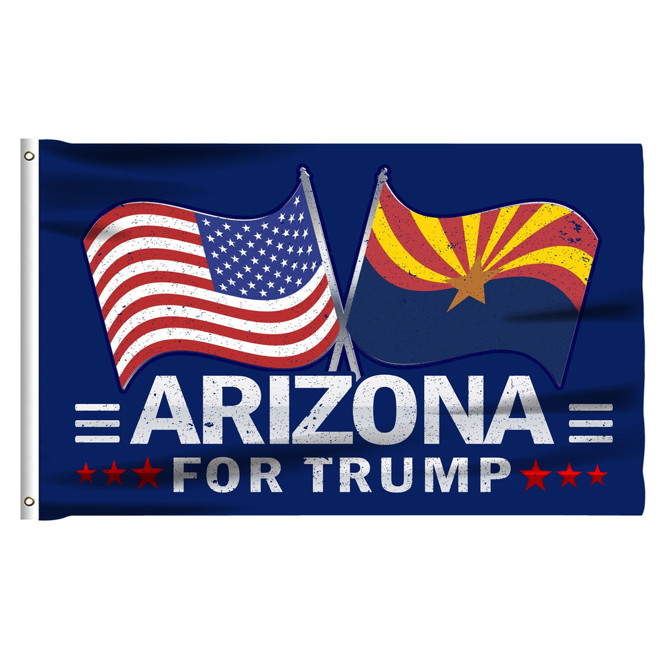 Don't Blame Me I Voted For Trump - Arizona For Trump 3 x 5 Flag Bundle
