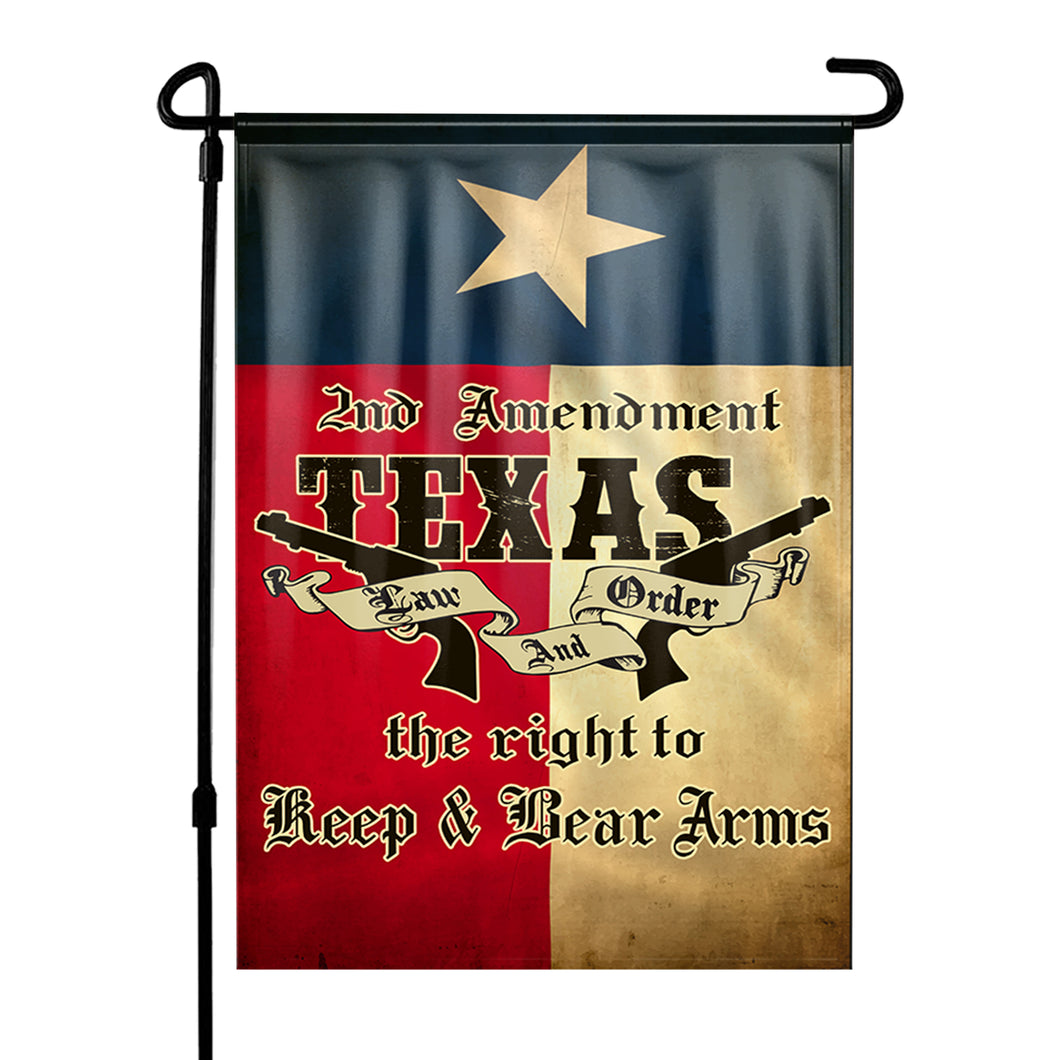 Texas Law & Order Yard Flag