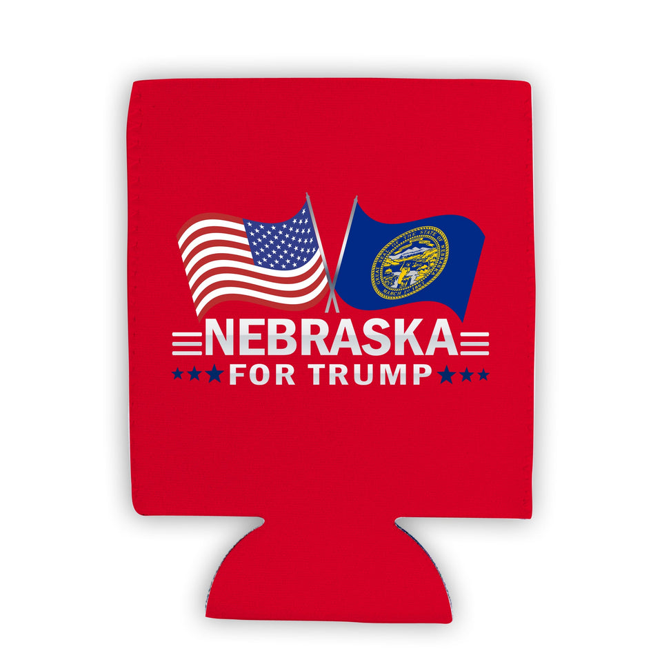 Nebraska For Trump Limited Edition Can Cooler  6 Pack