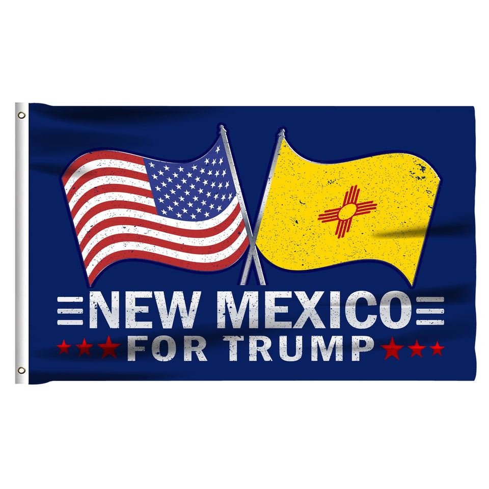Trump 2024 Make Votes Count Again & New Mexico For Trump 3 x 5 Flag Bundle