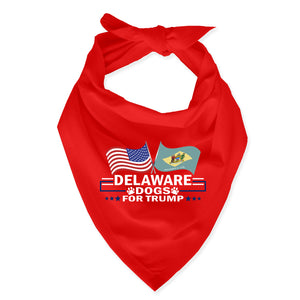Delaware For Trump Dog Bandana Limited Edition