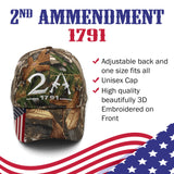 2nd Amendment 2A Limited Edition Camo Embroidered Hat
