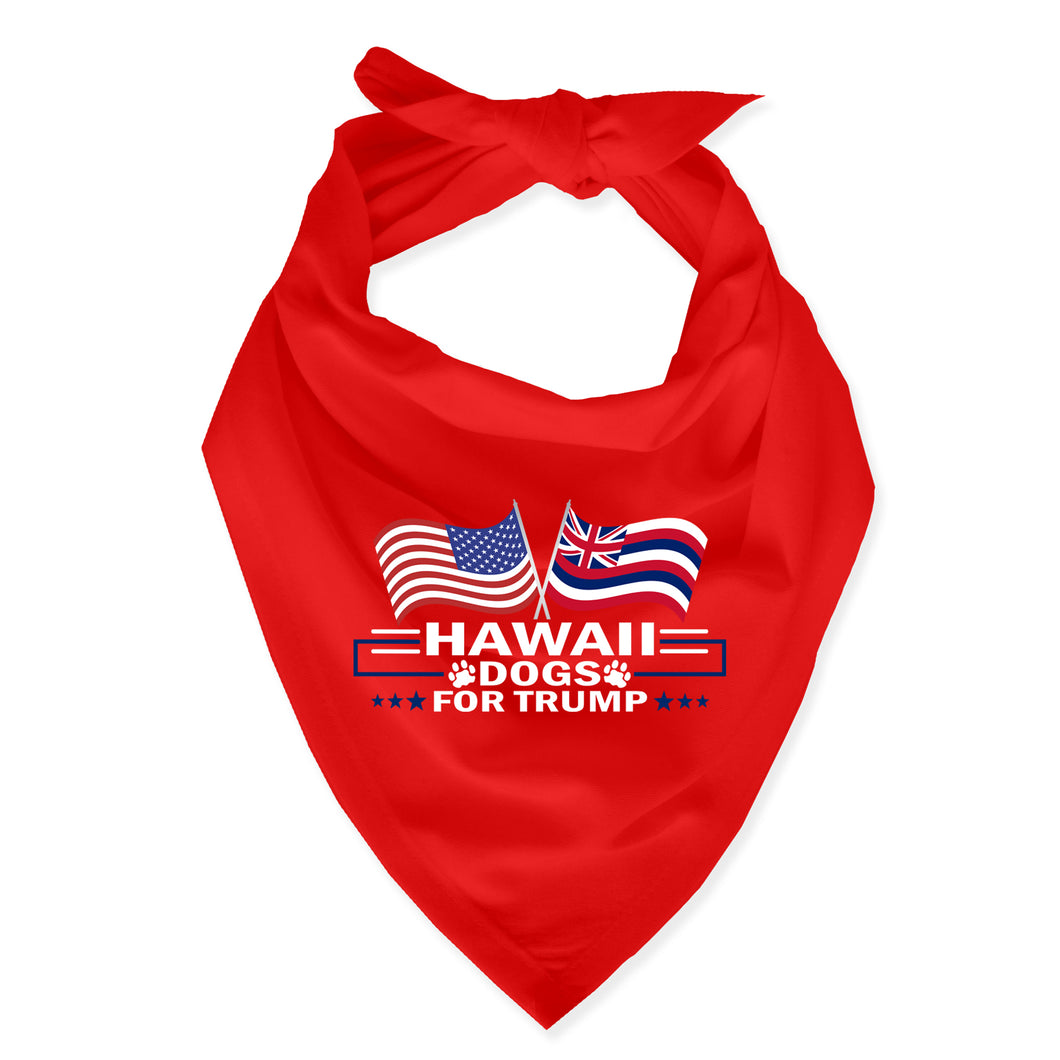Hawaii For Trump Dog Bandana Limited Edition