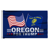 Oregon For Trump 3 x 5 Flag - Limited Edition Dual Flags