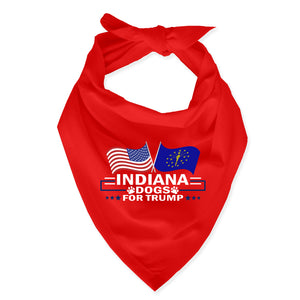 Indiana For Trump Dog Bandana Limited Edition