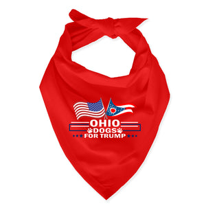 Ohio For Trump Dog Bandana Limited Edition