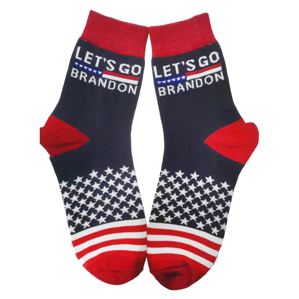 Let's Go Brandon Red Socks