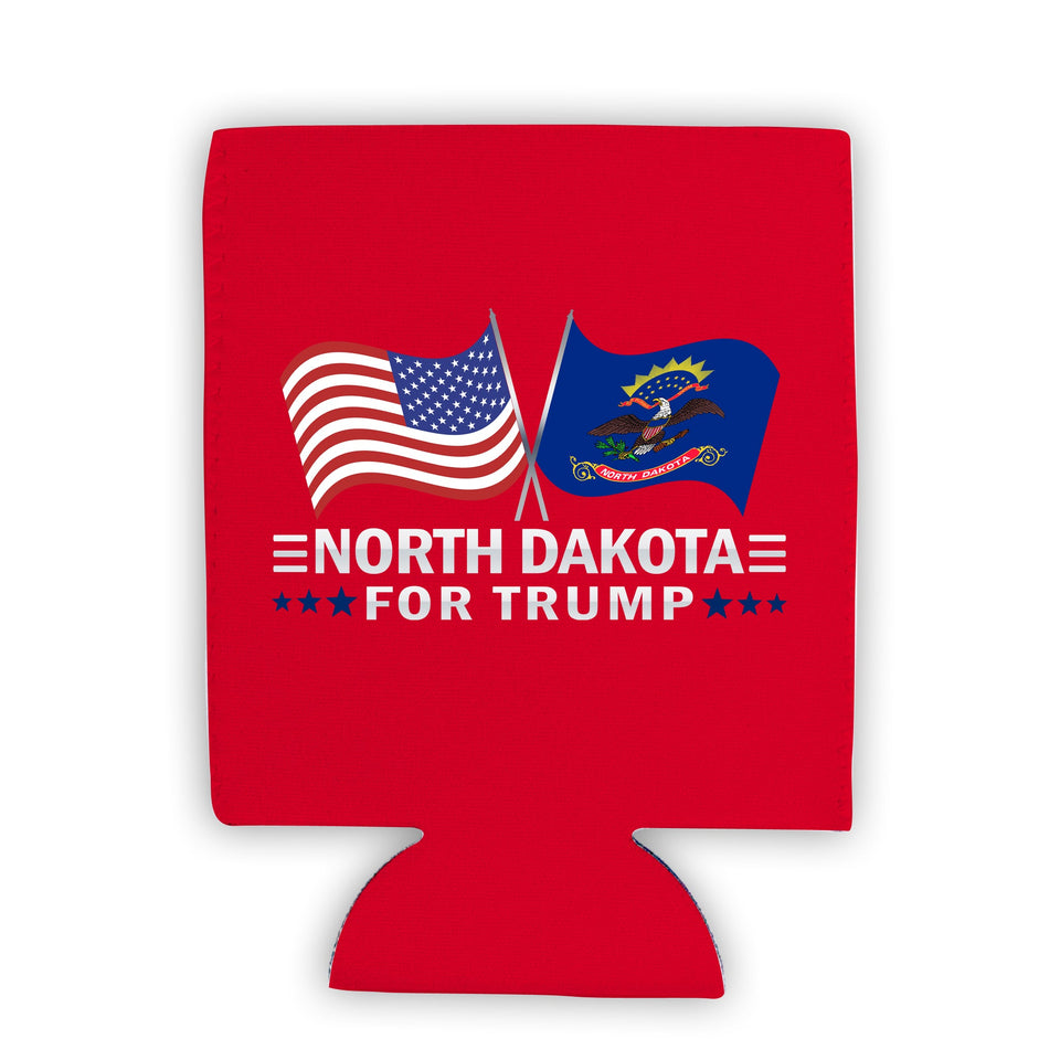 North Dakota For Trump Limited Edition Can Cooler 4 Pack