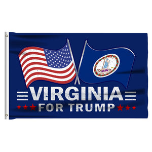 Virginia For Trump 3 x 5 Flag - Limited Edition Dual Flags