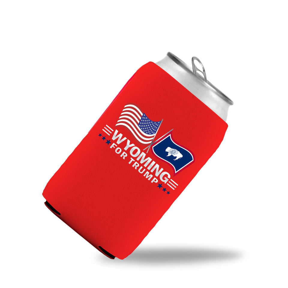Wyoming For Trump Limited Edition Can Cooler 4 Pack