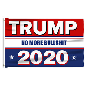 Trump 2020 No More BS - 3 x 5 Flag