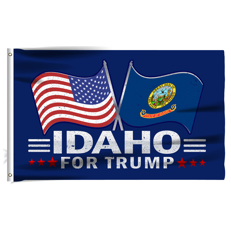 Idaho For Trump 3 x 5 Flag - Limited Edition Dual Flags