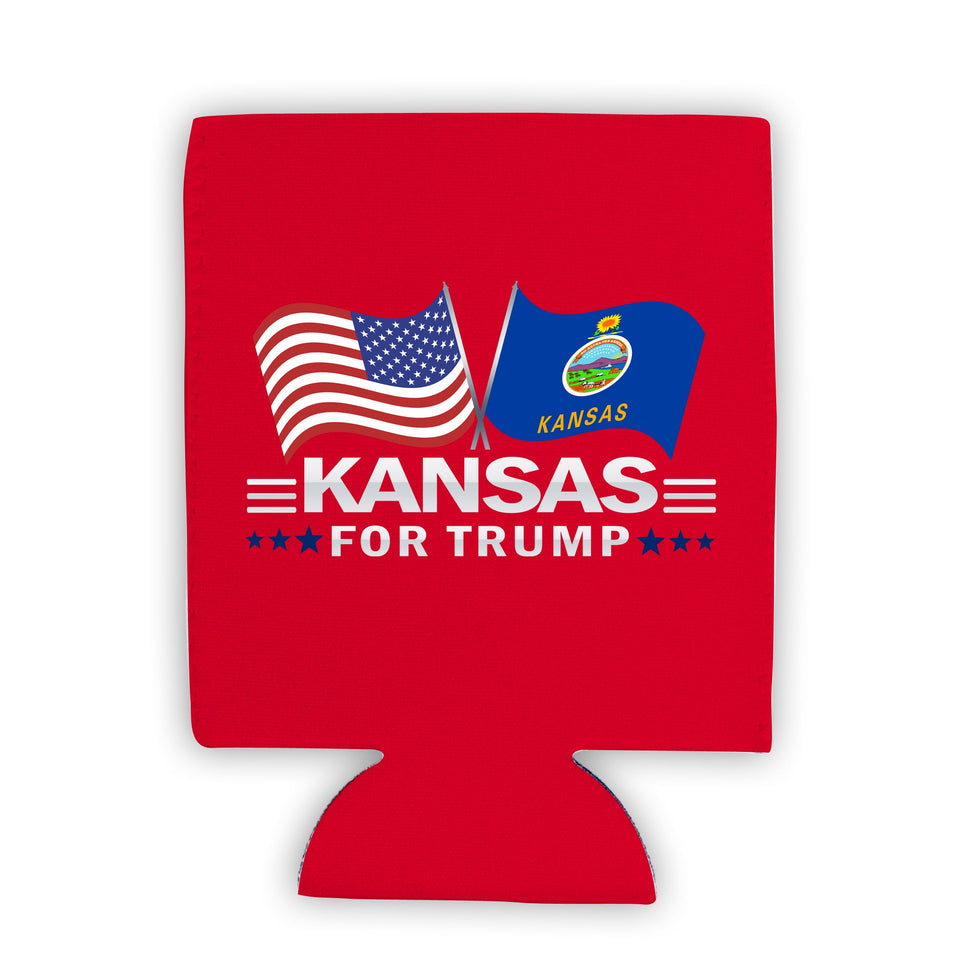 Kansas For Trump Limited Edition Can Cooler 4 Pack