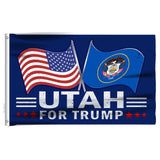 Trump 2024 Make Votes Count Again & Utah For Trump 3 x 5 Flag Bundle