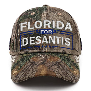 Florida For Desantis Camo Hat