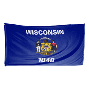 Wisconsin State Flag 3 x 5 Feet