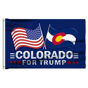 Colorado For Trump 3 x 5 Flag - Limited Edition Dual Flags