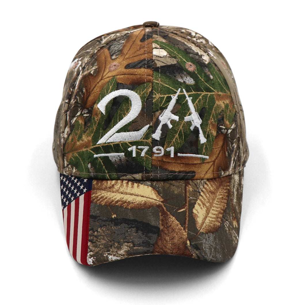 2nd Amendment 2A Limited Edition Camo Embroidered Hat