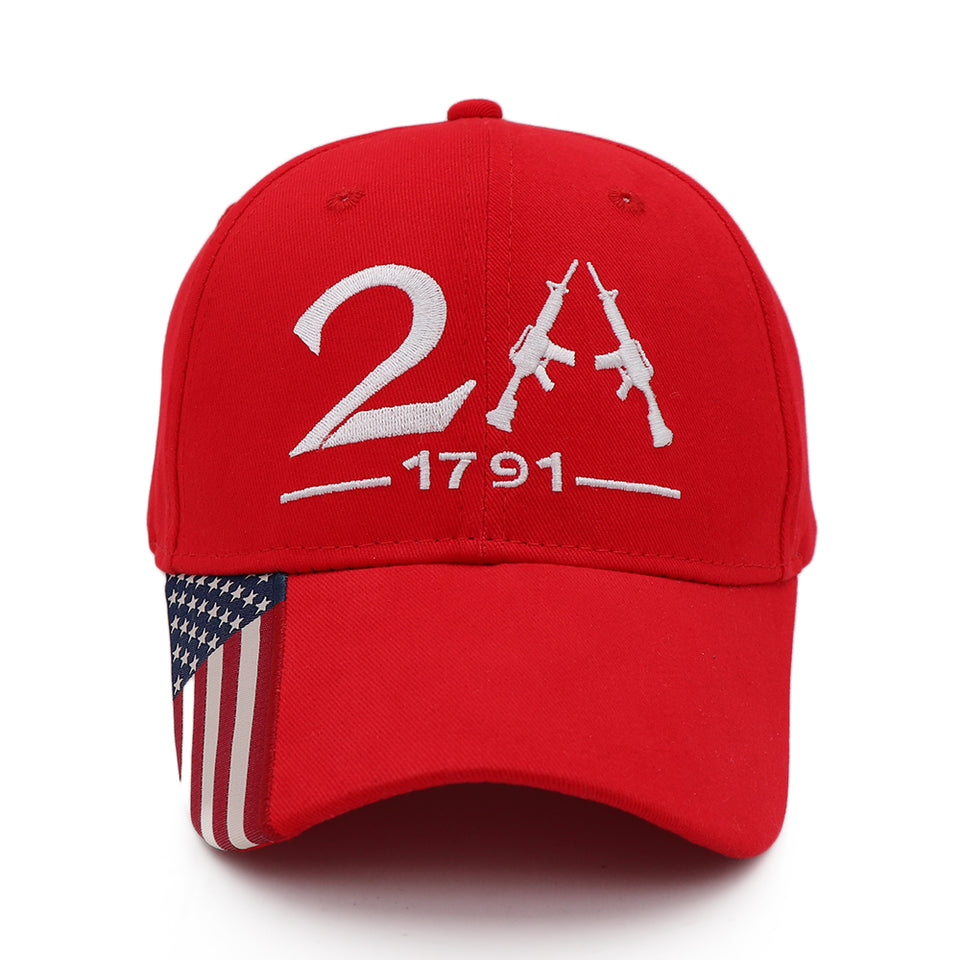 2nd Amendment Limited Edition Red Embroidered Hat