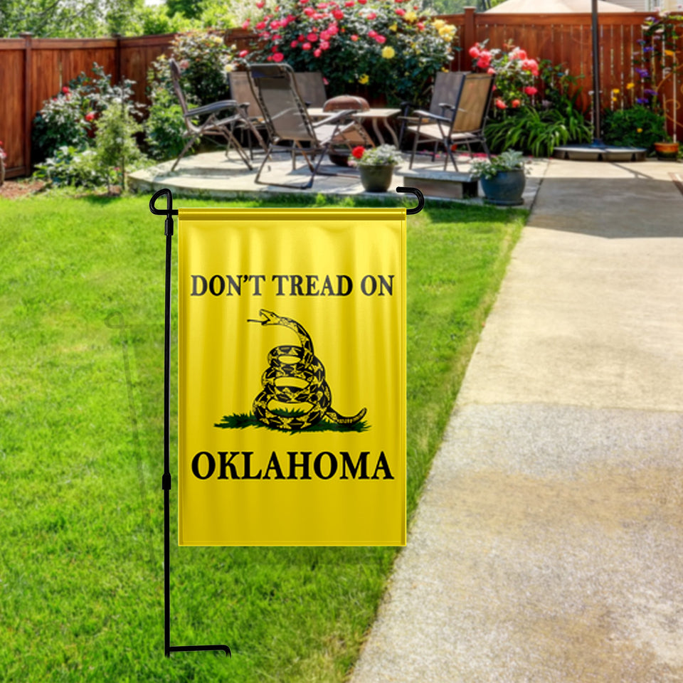 Don't Tread On Oklahoma Yard Flag- Limited Edition Garden Flag