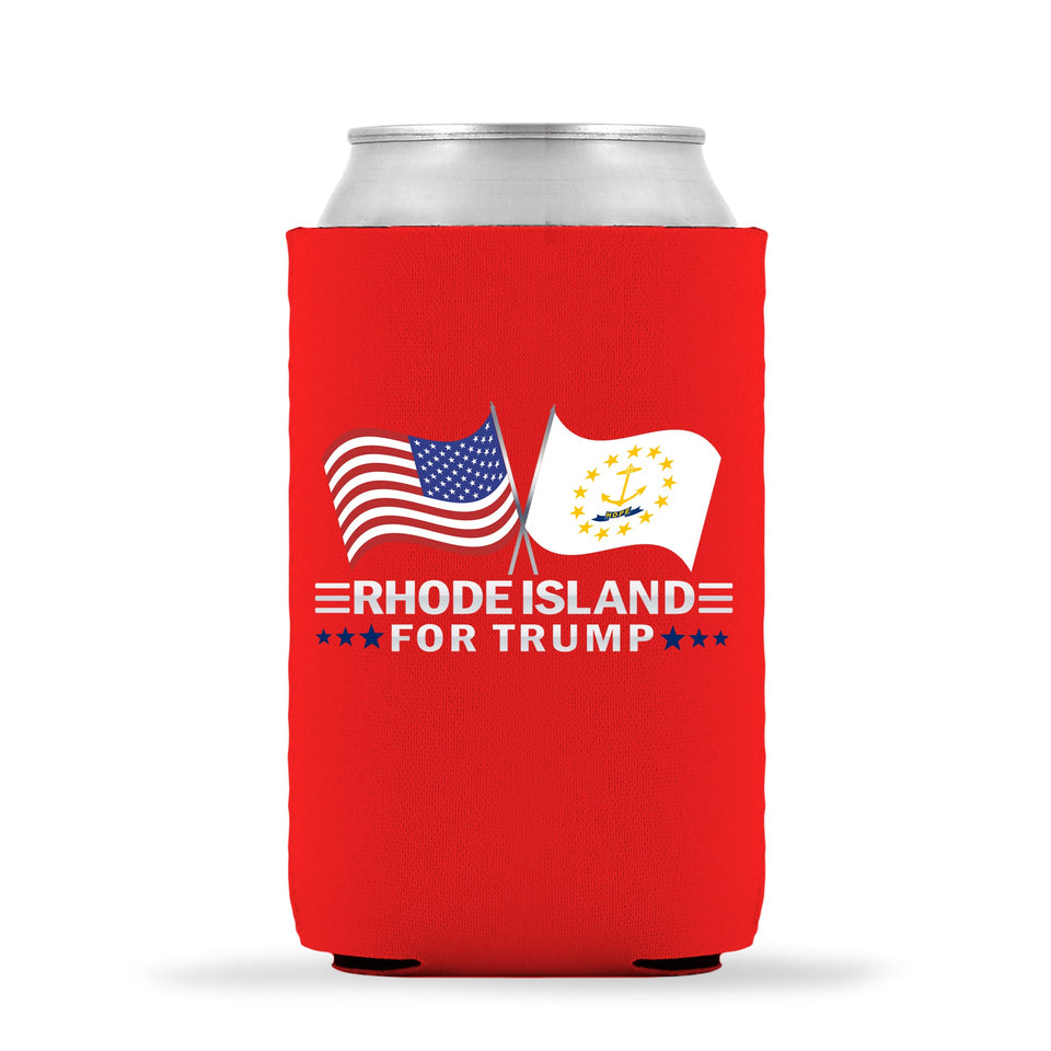 Rhode Island For Trump Limited Edition Can Cooler 4 Pack