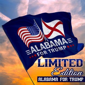 Alabama For Trump 3 x 5 Flag - Limited Edition Dual Flags