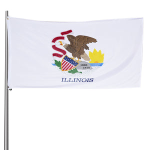 Illinois State Flag 3 x 5 Feet