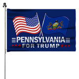 Pennsylvania For Trump Flag and Hat Bundle - Includes 1 Pennsylvania for Trump Hat and 3 unique Trump 2024 flags
