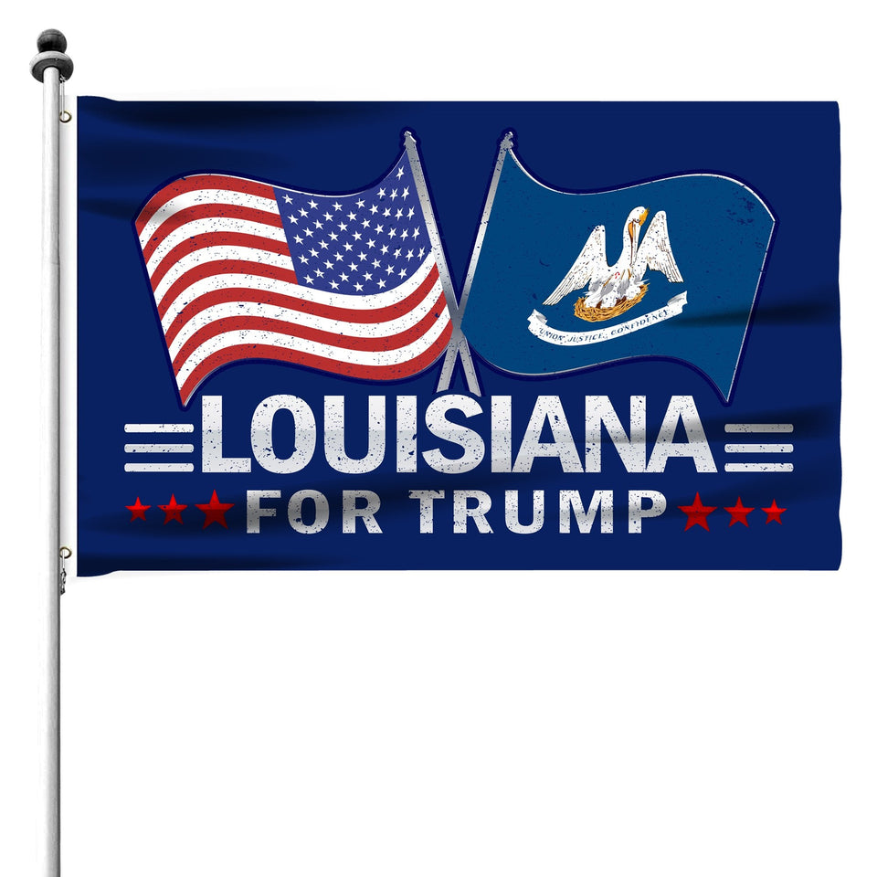 Don't Blame Me I Voted For Trump - Louisiana For Trump 3 x 5 Flag Bundle