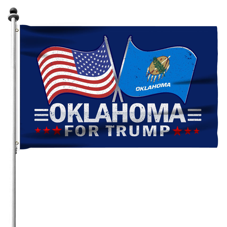 Don't Blame Me I Voted For Trump - Oklahoma For Trump 3 x 5 Flag Bundle
