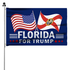 Florida For Trump Flag and Hat Bundle - Includes 1 Florida for Trump Hat and 3 unique Trump 2024 flags