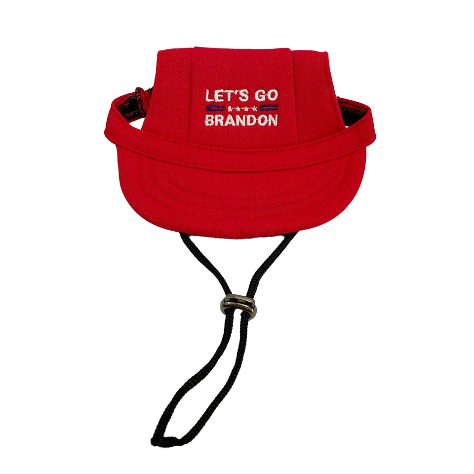 Let's Go Brandon Embroidered Dog Hat