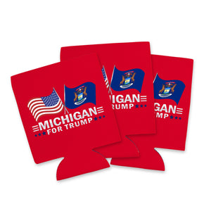 Michigan For Trump Limited Edition Can Cooler 4 Pack