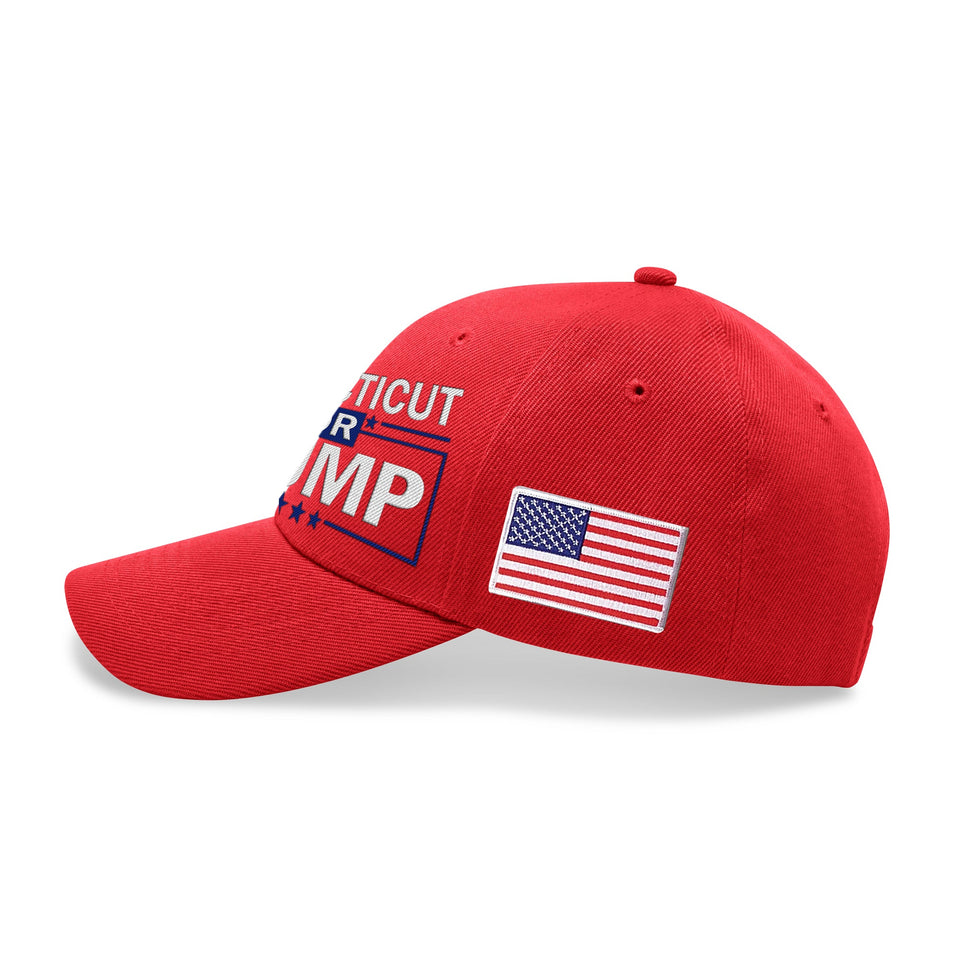 Connecticut For Trump Limited Edition Embroidered Hat
