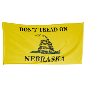 Don't Tread on Nebraska 3 x 5 Gadsden Flag - Limited Edition