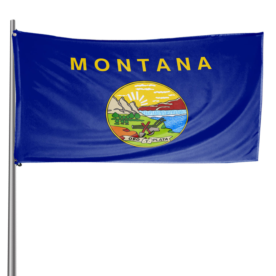 Montana State Flag 3 x 5 Feet