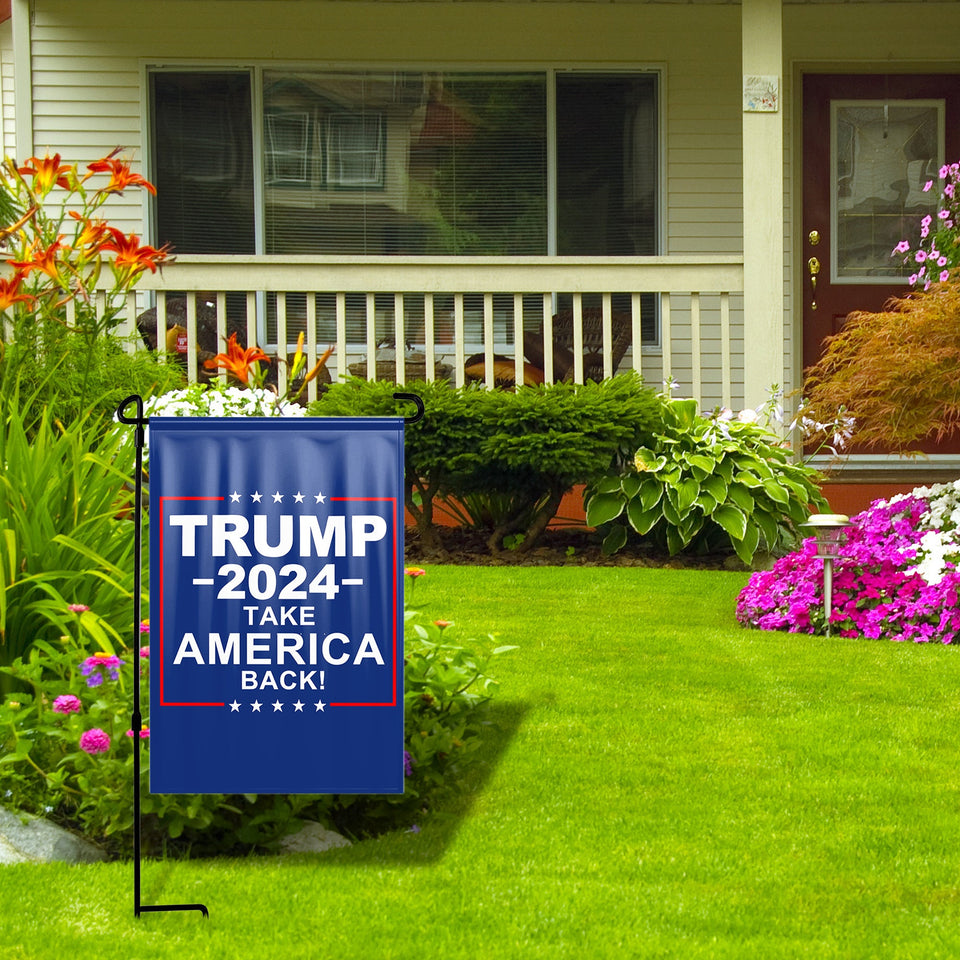 Trump 2024 Take America Back Yard Flag