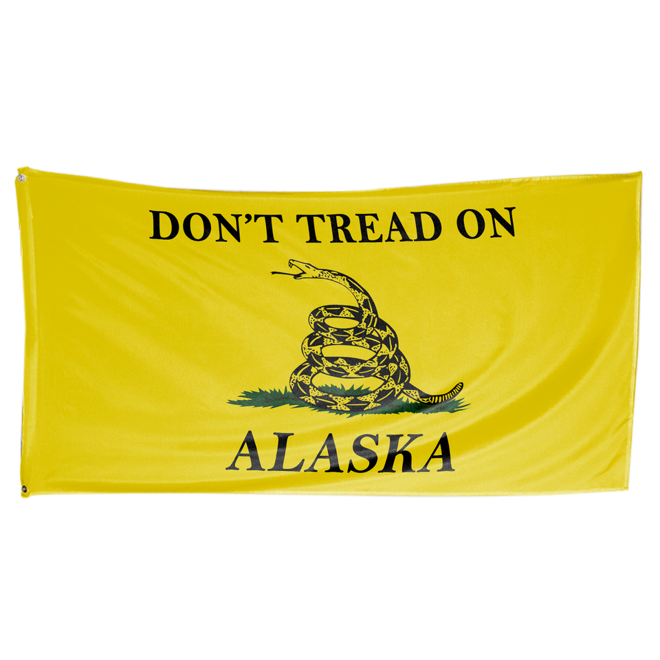 Don't Tread on Alaska 3 x 5 Gadsden Flag - Limited Edition