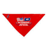 Wyoming For Trump Dog Bandana Limited Edition