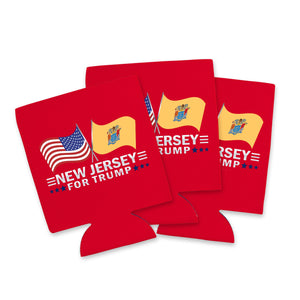 New Jersey For Trump Limited Edition Can Cooler 4 Pack