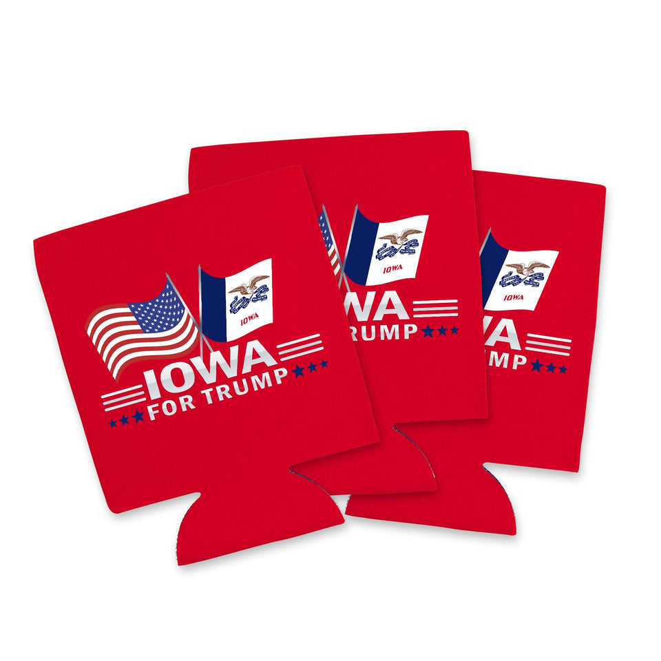 Iowa For Trump Limited Edition Can Cooler 4 Pack