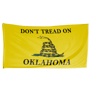Don't Tread on Oklahoma 3 x 5 Gadsden Flag - Limited Edition