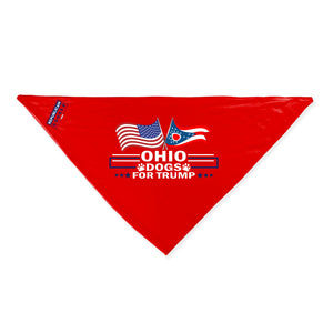 Ohio For Trump Dog Bandana Limited Edition