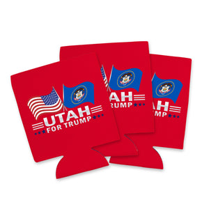 Utah For Trump Limited Edition Can Cooler 4 Pack