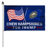 New Hampshire For Trump 3 x 5 Flag - Limited Edition Dual Flags