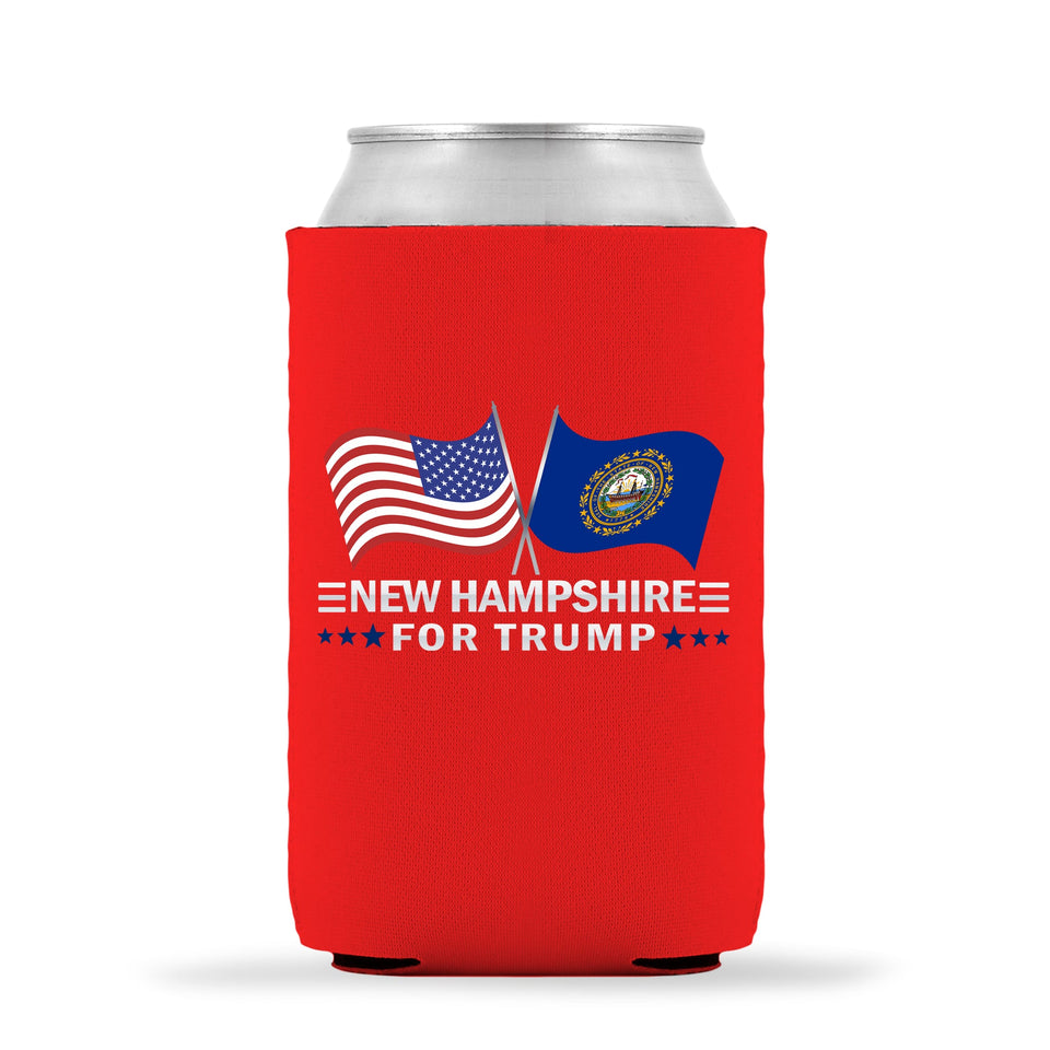 New Hampshire For Trump Limited Edition Can Cooler 4 Pack