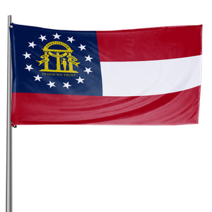 Georgia State Flag 3 x 5 Feet