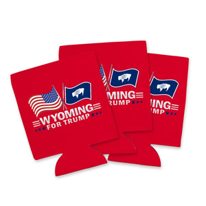 Wyoming For Trump Limited Edition Can Cooler 4 Pack