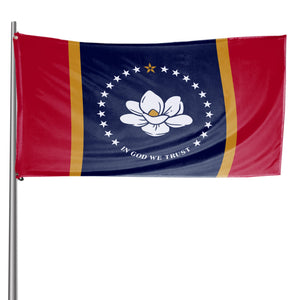 Mississippi State Flag 3 x 5 Feet