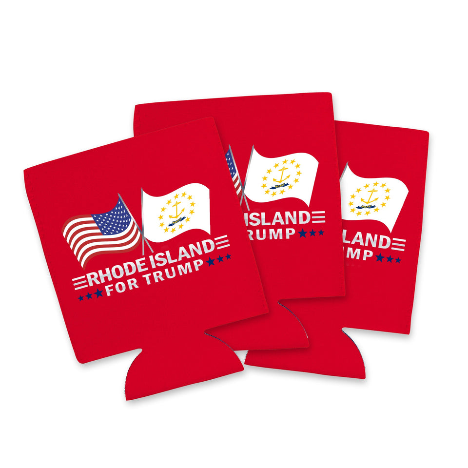 Rhode Island For Trump Limited Edition Can Cooler 6 Pack
